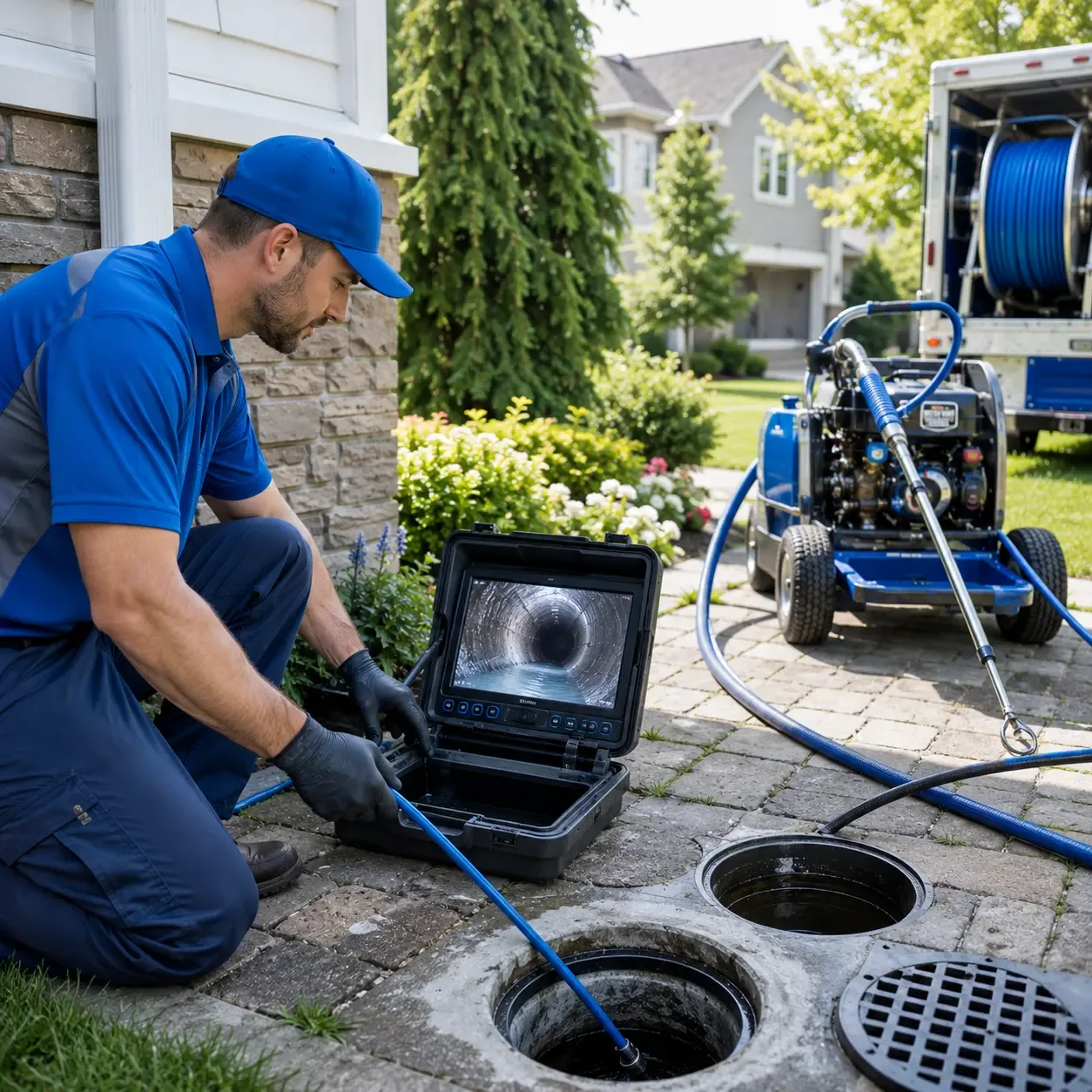 Outdoor drain cleaning professionals serving Franklinton, NC